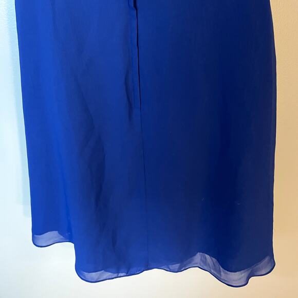 Alfred Angelo Sweetheart Neckline Short Formal Blue Cocktail Dress Size 8 - Picture 10 of 14